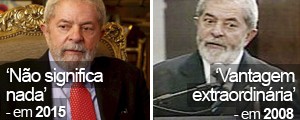 Lula minimiza grau de investimento; em 2008, ele comemorou conquista (Editoria de Fotografia/G1)