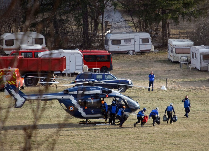 Regaste dos destroços do avião da Germanwings