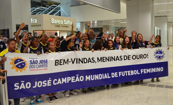 São José futebol feminino título Mundial de Clubes (Foto: Danilo Sardinha/GloboEsporte.com)