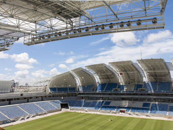 Arena das Dunas, obras 100% concluídas