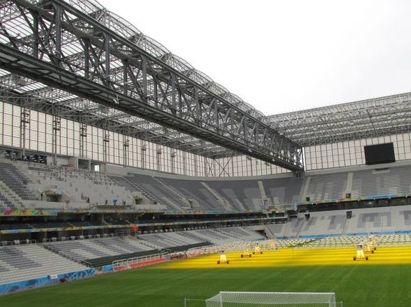 Arena da Baixada, em Curitiba, pronta para a Copa