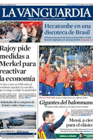 La Vanguardia (Espanha) Foto: Reprodução