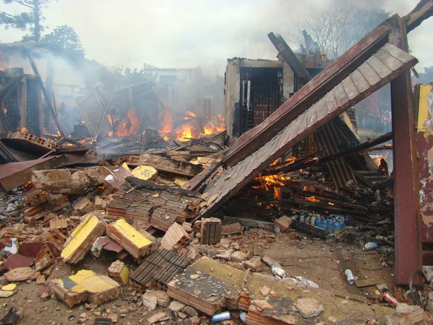 Morte Incêndio Coronel Sapucaia (Foto: Vilson Nascimento/ A Gazetanews)