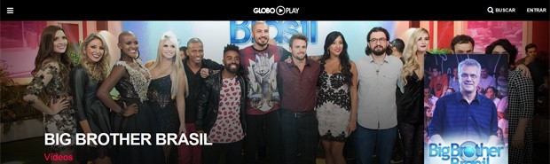 'Big brother Brasil' no Globo Play (Foto: Divulgação/Globo Play/G1)