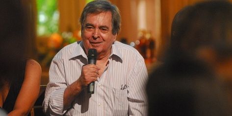 Benedito Ruy Barbosa no lançamento de Paraíso, novela que ocupou a faixa das seis da Globo, em 2009