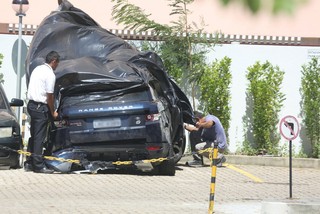 Golos Carro los Opaco Isis Valverde sofreu golos Acidente (Foto: Delson Silva / Agnews)