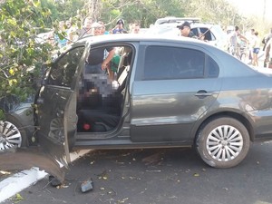 Vítima que morreu é sobrevivente de um atentado a casal no sábado (5) (Foto: Ellyo Teixeira/G1)