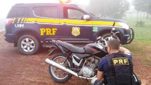 Moto recuperada em São da Fronteira