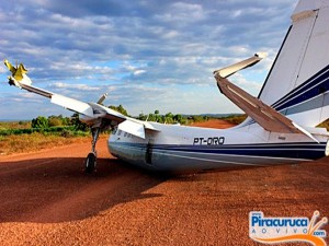 Avião que caiu em Piracuruca