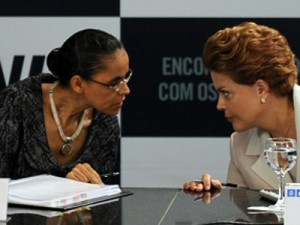 Marina Silva e Dilma Rousseff