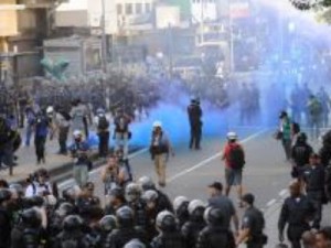 Protestos violentos no Rio de Janeiro