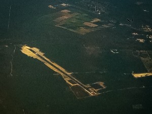 Imagem área do aeroporto clandestino do governador Zé Filho em Buriti dos Lopes