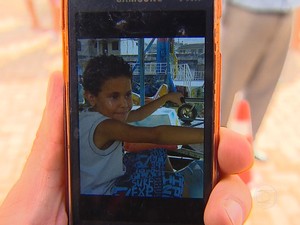 Thiago Damasceno, 7 anos, desaparecido após rompimento de barragens. (Foto: Reprodução/TV Globo)