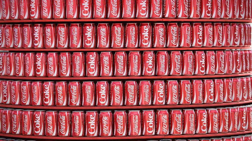 Latas de Coca-Cola