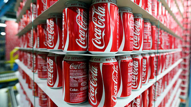 Latas de Coca-Cola