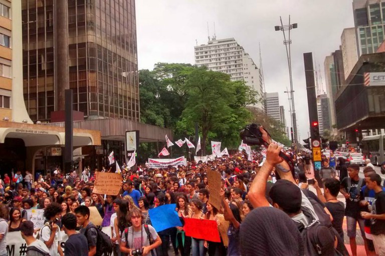 Protesto de estudantes