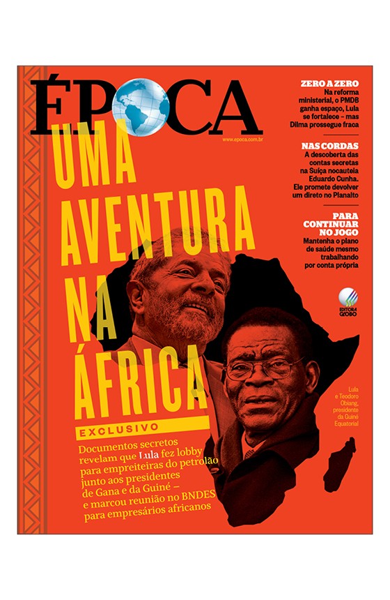 Revista ÉPOCA - capa da edição 904 - Uma aventura na África (Foto: Revista ÉPOCA/Divulgação)