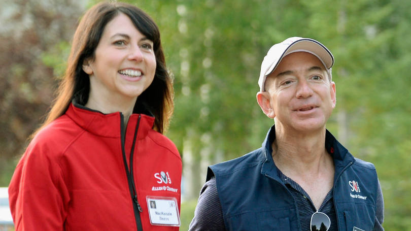 7. Jeff and Mackenzie Bezos