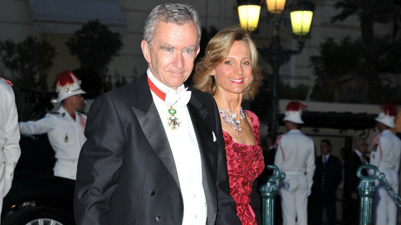 8. Bernard Arnault and Helene Mercier