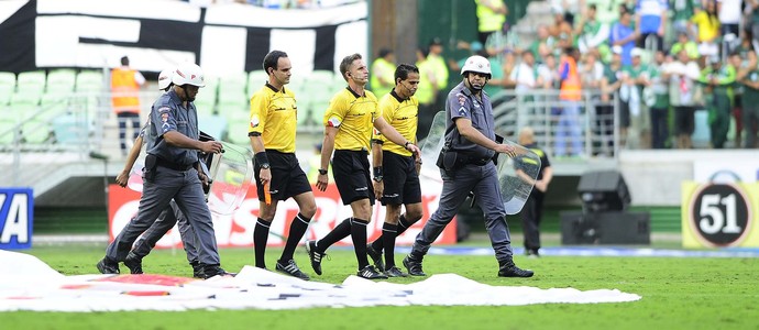 Palmeiras x Santos Final Arbitragem (Foto: Marcos Ribolli)