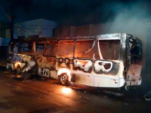 Terceiro incêndio ocorreu no terminal do Golandim, em São Gonçalo do Amarante (Foto: Divulgação/Polícia Militar do RN)