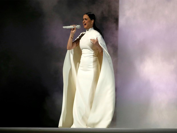 Katy Perry no Grammy 2015 (Foto: Lucy Nicholson/Reuters)