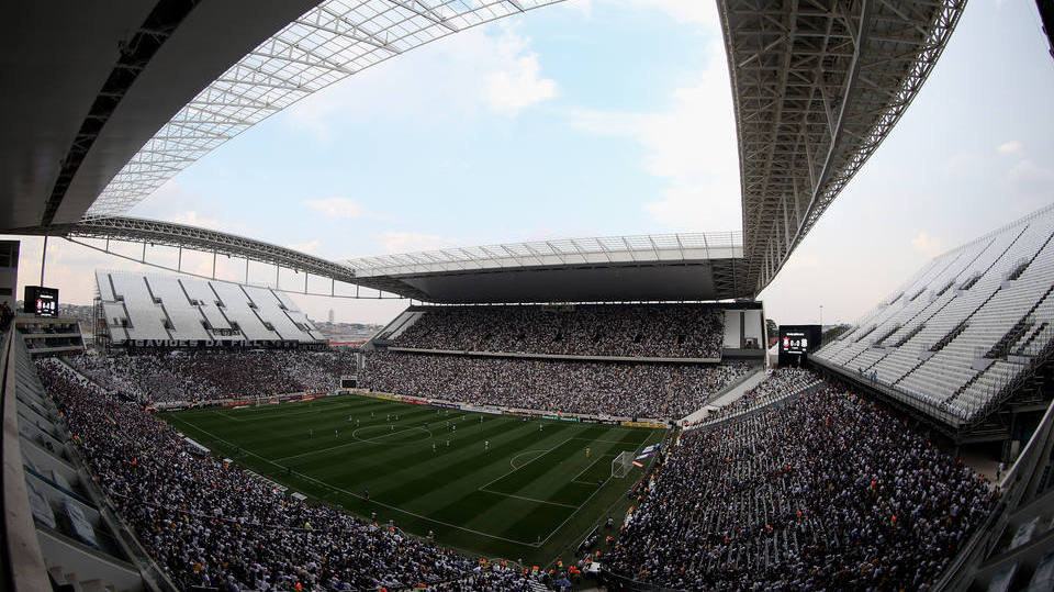 Visão geral da Arena Corinthians, o Itaquerão