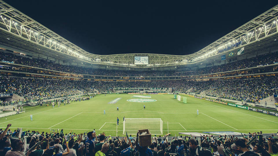 Allianz Parque, novo estádio do Palmeiras, no jogo de estreia