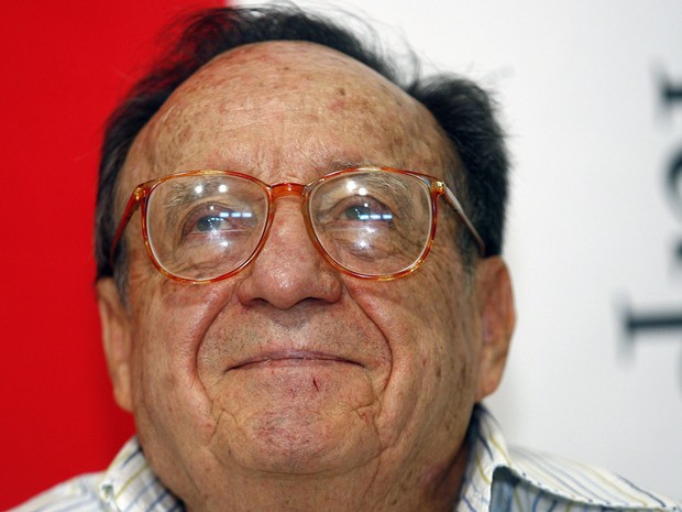 Roberto Gomes Bolaños durante apresentação da fundação Chespirito na Cidade do México em 2008 (Foto: Francisco Vega/AFP)