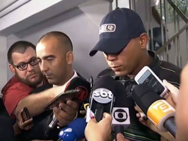 Motorista que atropelou 16 pessoas em São Paulo se apresenta à polícia e pede 'perdão' na delegacia (Foto: Reprodução TV Globo)