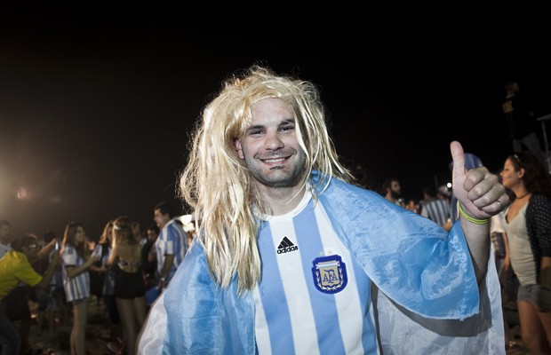 Romulo Andres na Fan Fest no Rio de Janeiro (Foto: Guillermo Giansanti)