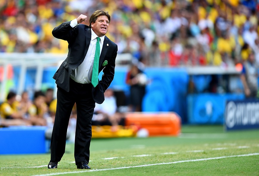 Miguel Herrera, técnico da seleção do  Mexico