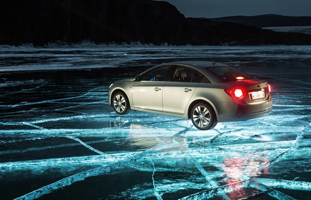 Chevrolet Cruze, Lago Baikal - Sibéria (Foto: Dmitry Christoprudov e Nikolay Kykovno)