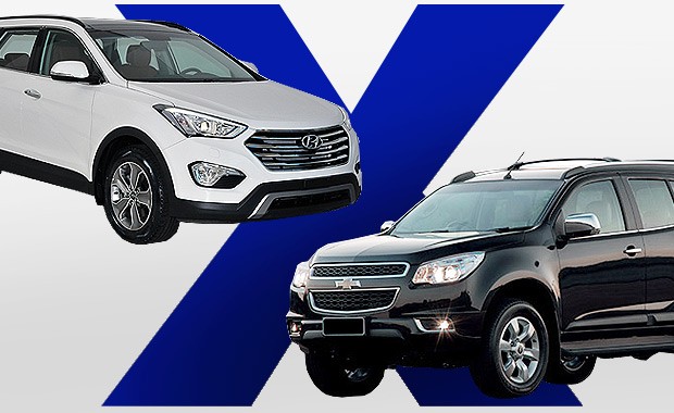 Chevrolet Trailblazer ou Hyundai Grand Santa Fe: qual comprar? (Foto: Autoesporte)