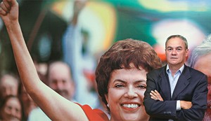 Giles Azevedo, num escritório do PT em Brasília, durante a campanha de Dilma à Presidência, em 2010. Os dois são amigos há duas décadas, desde os tempos em que militavam no PDT (Foto: Alan Marques/Folhapress)