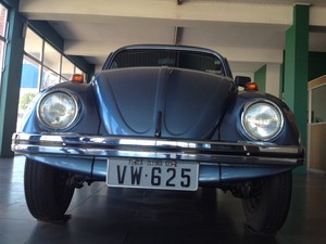 Fusca azul, ano 86, é preservado (Foto: Luciane Kohlmann/RBS TV)