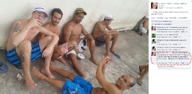 Presos postam foto no Facebook que foram tiradas dentro de penitenciária em Cuiabá