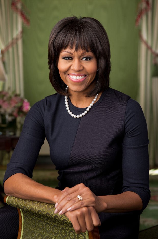 Nova foto oficial de Michelle Obama (Foto: Casa Branca)