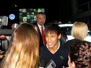 neymar entrevista volkswagen fusca beetle (Foto: Luciana de Oliveira/G1)