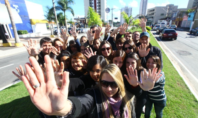 Estudantes aderem à campanha O Vale pela paz