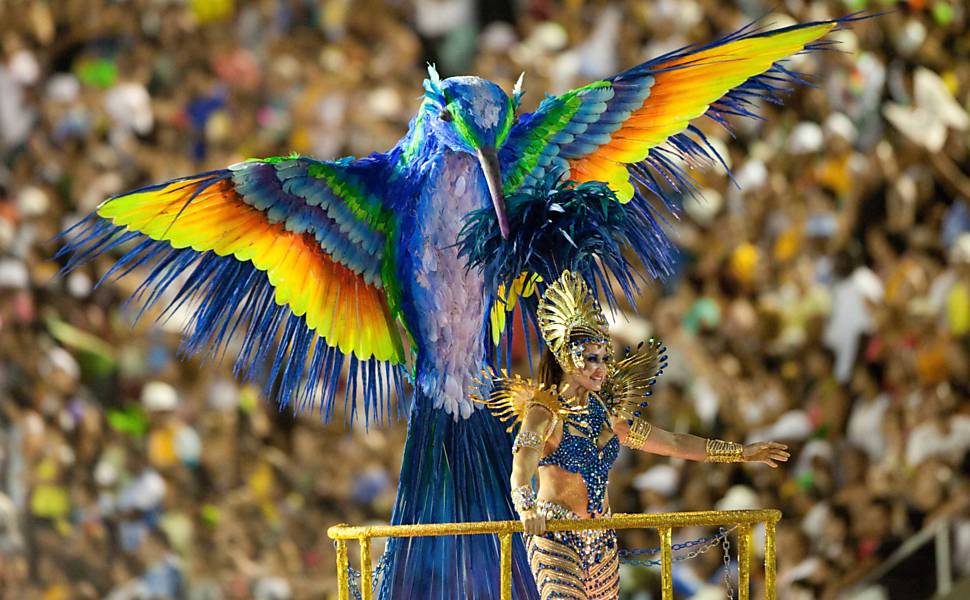 Desfile da escola de samba Beija-Flor 