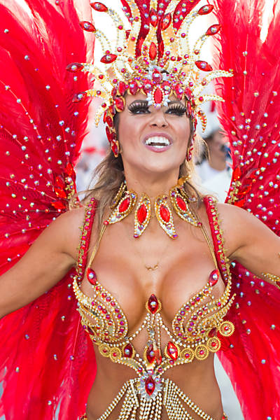 Tânia Oliveira durante o desfila, no Anhembi; veja o Especial do Carnaval 2012