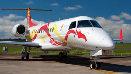 Legacy 650 da Embraer entregue a Jackie Chan