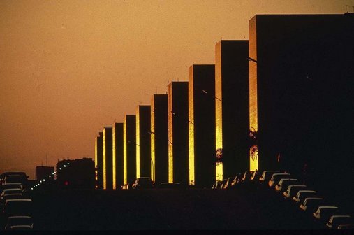 Esplanada dos Ministérios em Brasília 