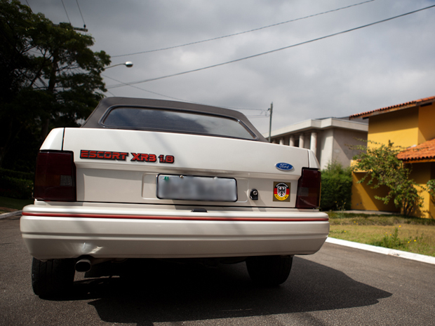 Escort XR3 de Hilton foi achado pro acaso (Foto: Caio Kenji/G1)