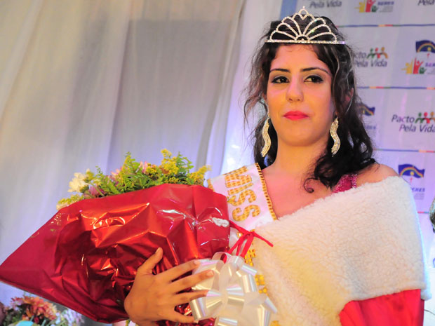 Rebecca Rhaysa Suelen Guedes foi eleita Miss Penitenciária de Pernambuco (Foto: Divulgação/Paulo Almeida/Seres)