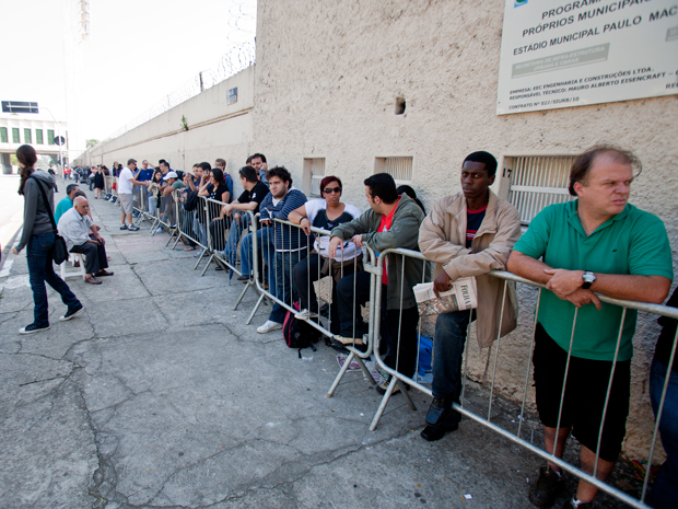 Fila do U2 em São Paulo