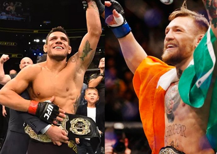 Rafael dos Anjos x Conor McGregor (Foto: Montagem: Infoesporte)