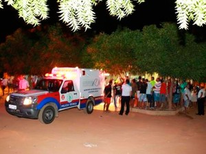 Churrascaria alvo dos criminosos fica na comunidade do Jucuri, em Mossoró (Foto: Marcelino Neto/G1)