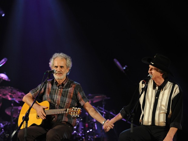 Sérgio Reis e Renato Teixeira (Foto: Caroline Bittencourt/Divulgação)